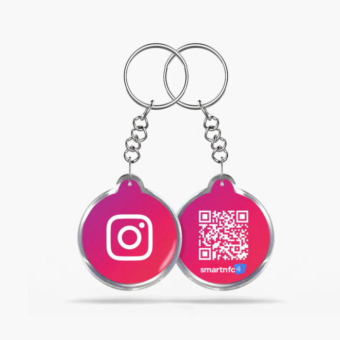 Porta-chaves NFC Instagram - Cresce seguidores com o teu porta-chaves