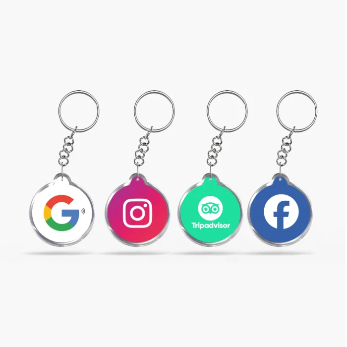 Porta-chaves NFC – Redes Sociais