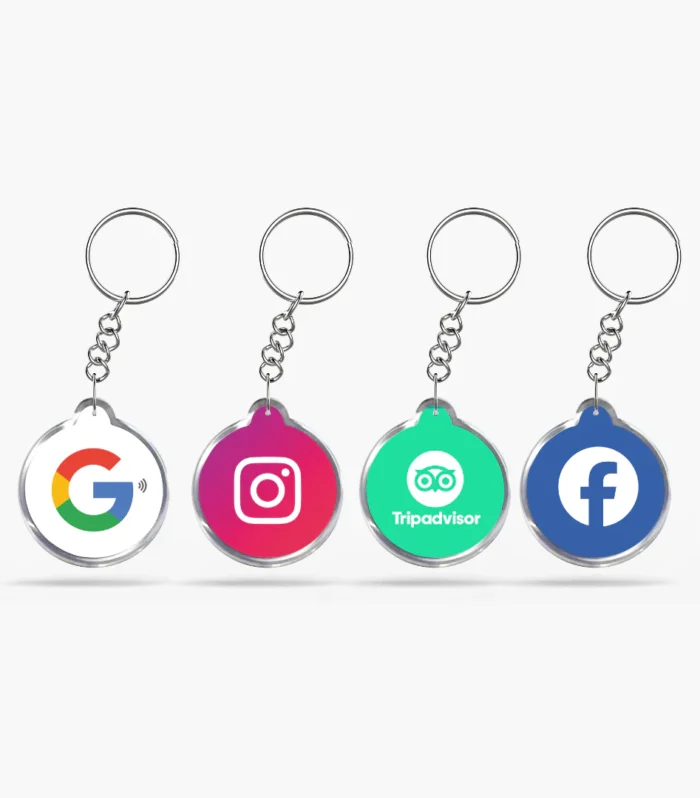 Porta-chaves NFC – Redes Sociais