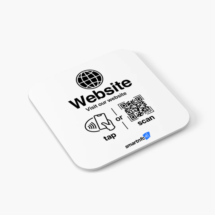 Placa NFC Website - Acesso Instantâneo ao Teu Site com 1 Toque