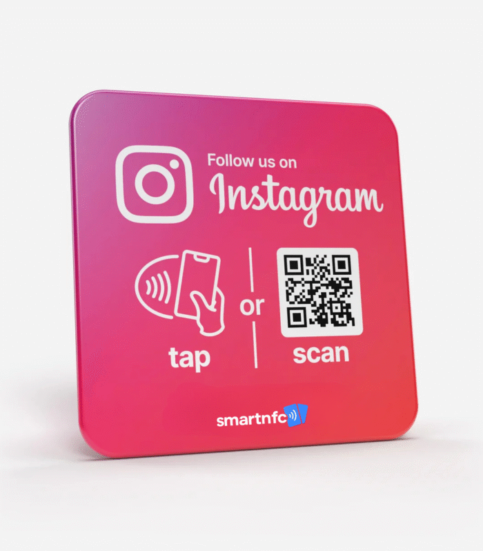 Placa NFC Instagram - Aumenta Seguidores com NFC