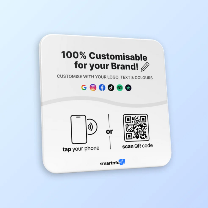 Placa NFC Personalizável - Cria a Tua Placa com Design 100% Único